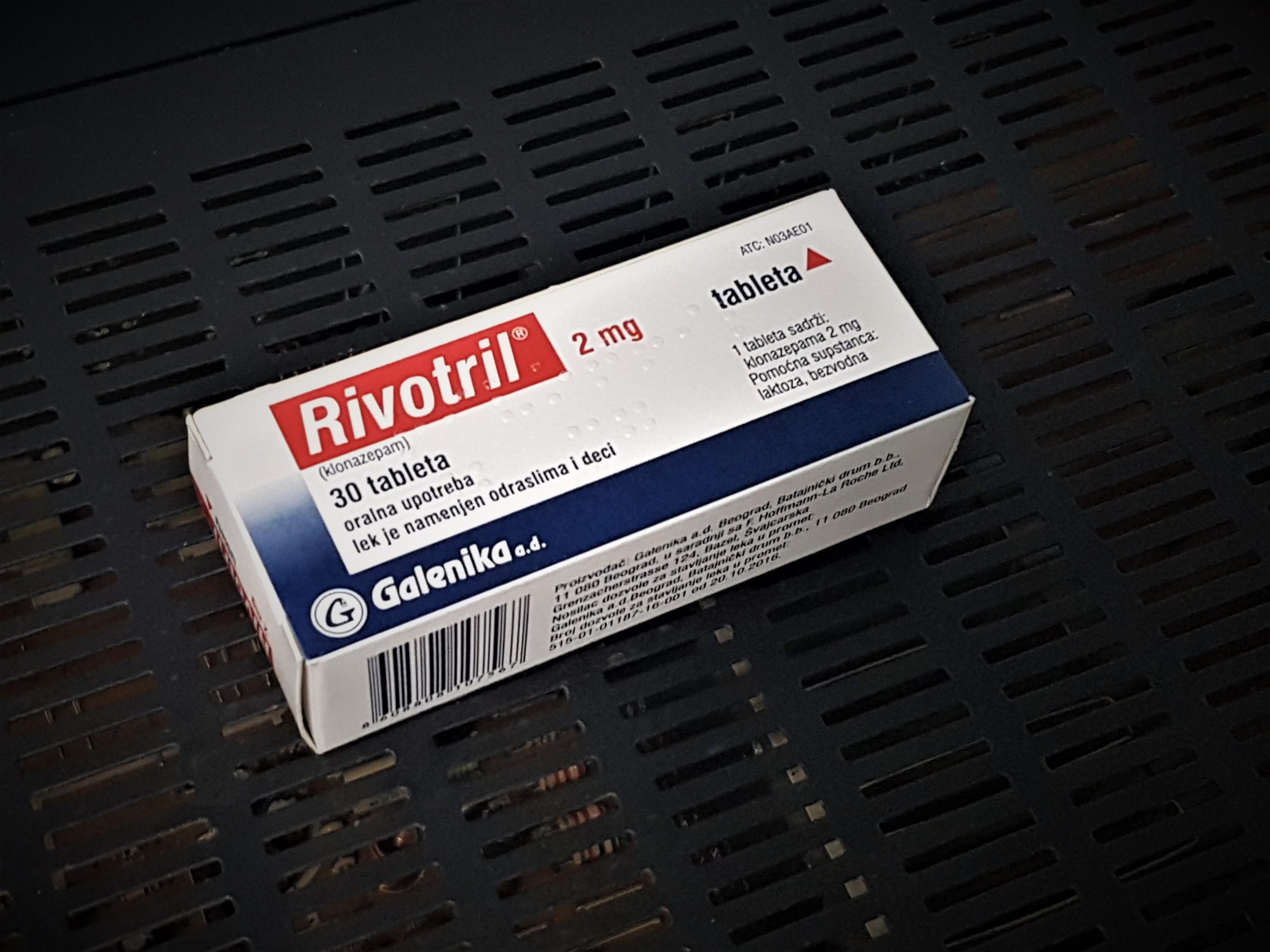 Rivotril tableta 2 mg — fedex